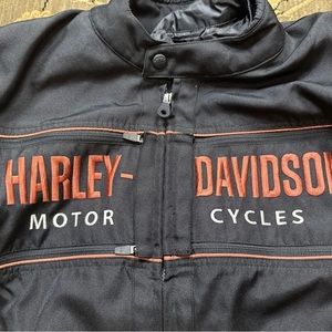 Mens Harley Davidson Heavy Duty Jacket/Large/ Zip Out Vents and Liner
